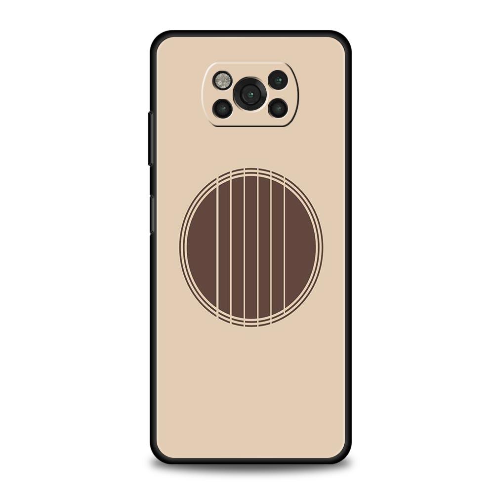 Music Instrument Guitar Piano Phone Case For Xiaomi Mi Poco X3 NFC M3 F4 F3 M4 X4 5G Note 10 12 Lite 11 11T 13 12T Pro 9T Cover