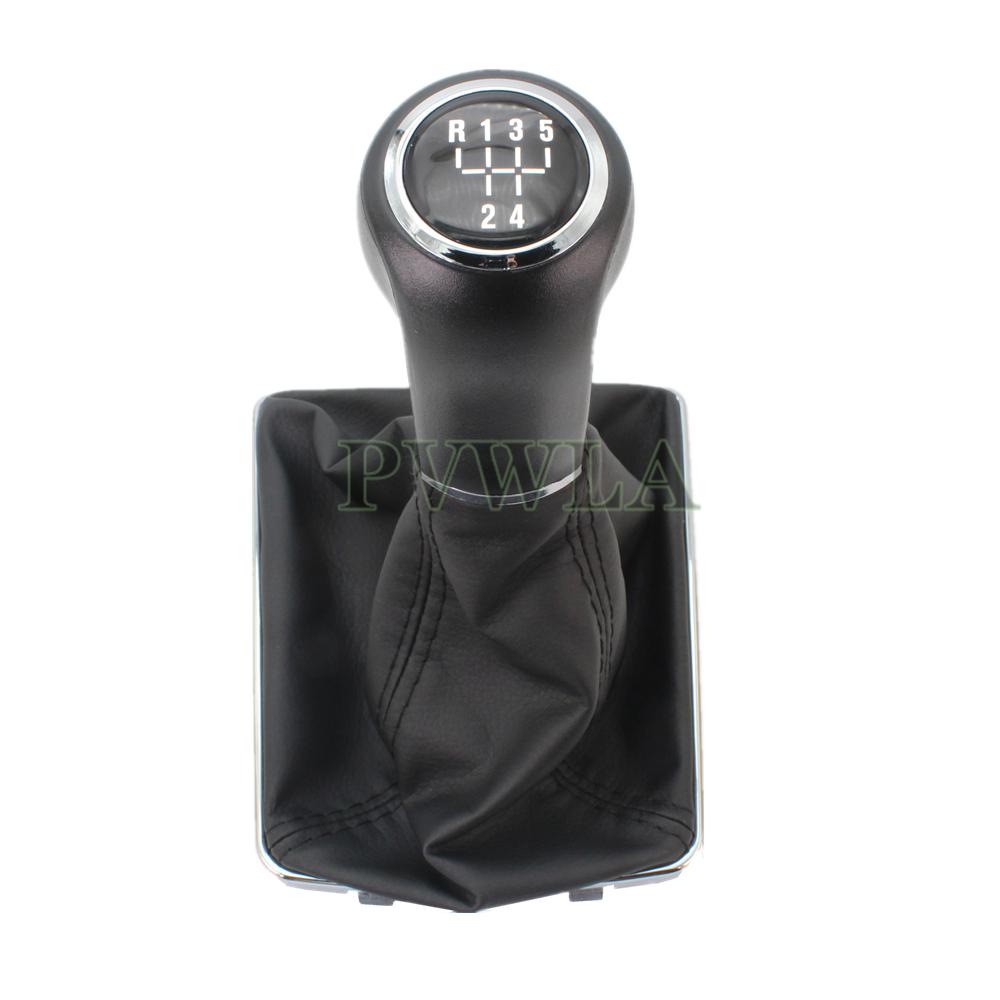 Car-Stying 5/6 Speed Car Stick Gear Shift Knob With PU Leather Boot For OPEL ASTRA H 2004 2005 2006 2007 2008 2009