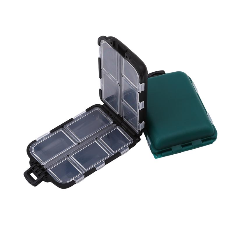 Mini Lattice Hook Box Fish Bait Box Pill Box Room Fish