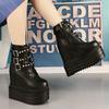 Fashion 14CM Gothic Style Platform Vampire Cosplay Women Mid-calf Boots Brand New 2024 Autumn Winter Fashion Cool Street Shoes Boots