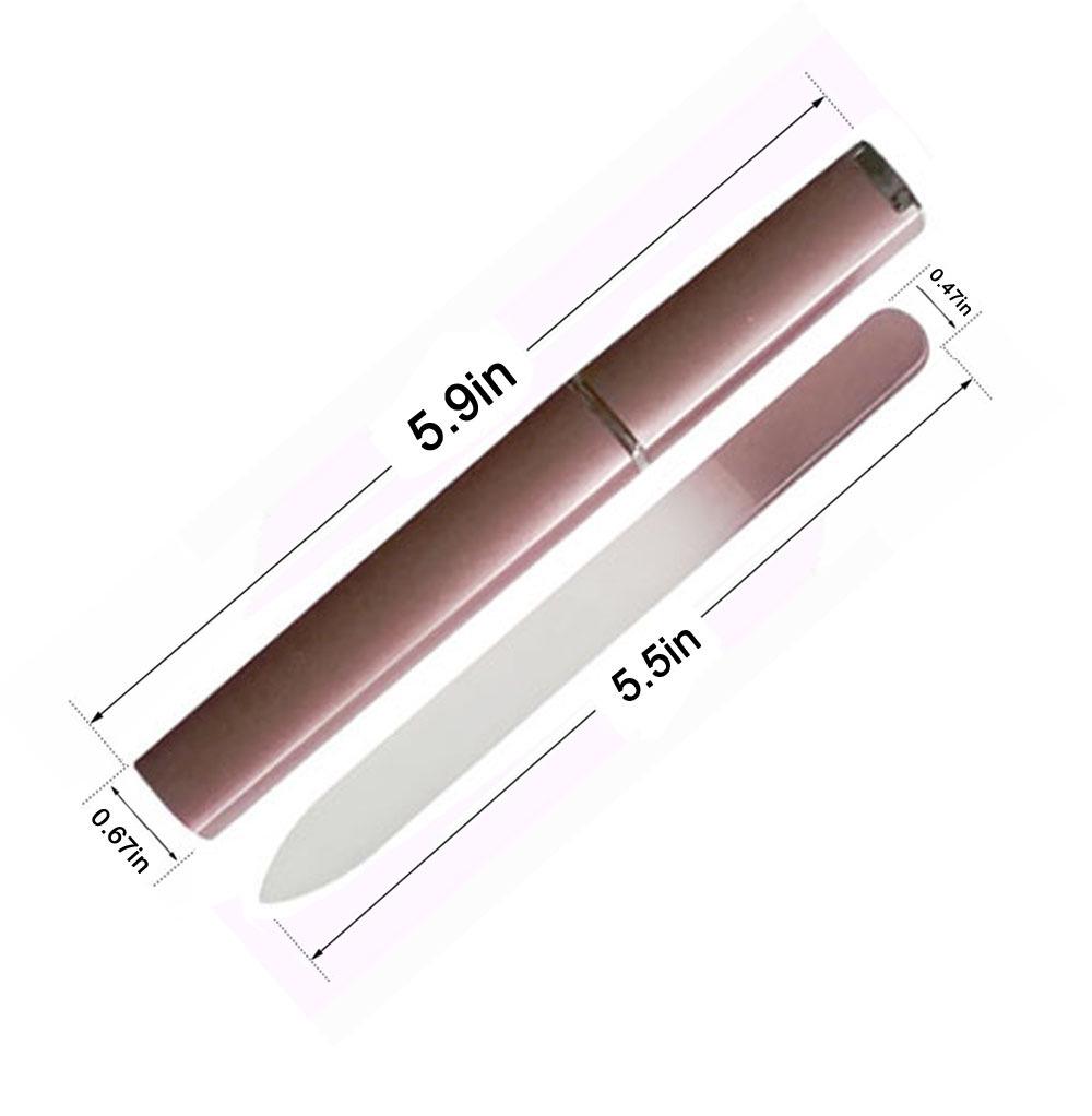 

Crystal Glass Nail File with ABS Sleeve - Medium Size