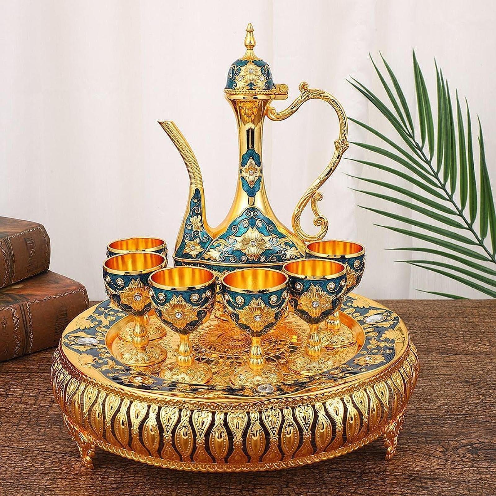 

Европейский набор Винтажный чайник для напитков Посуда для кофе Посуда для воды для жизни