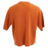 Hermes [New/Domestically Authorized] 5E2647DL Silk Blend Short Sleeve Knit Sweater/ Tops 34 OrangeUsed