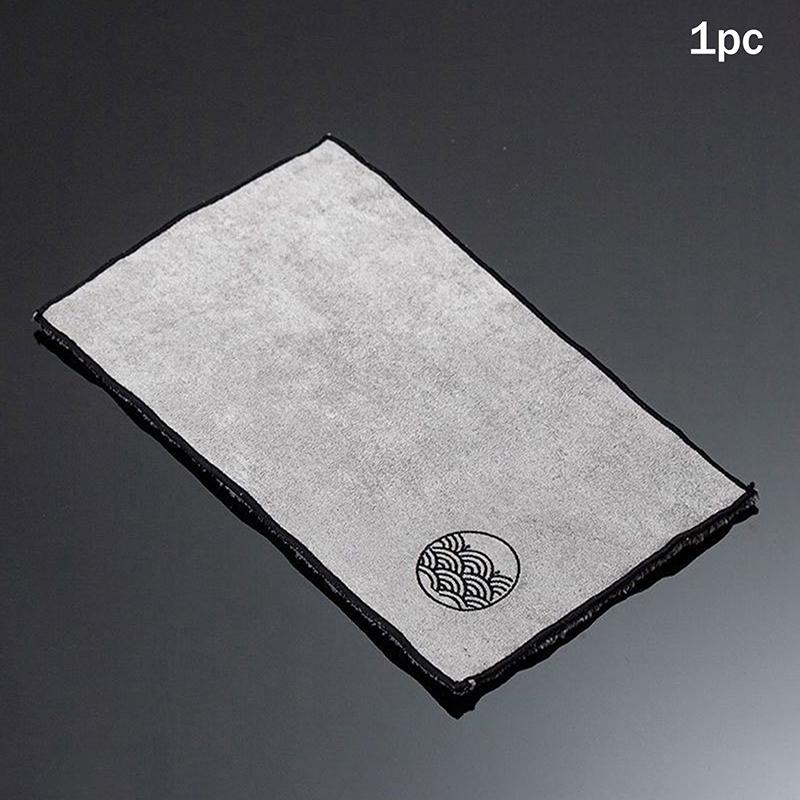 Water Absorption Tea Towel Tea Cloth Thickened Coffee Table Cloth Zen Teaware Towel Cotton Linen Rag Pad Tea Table Accessories