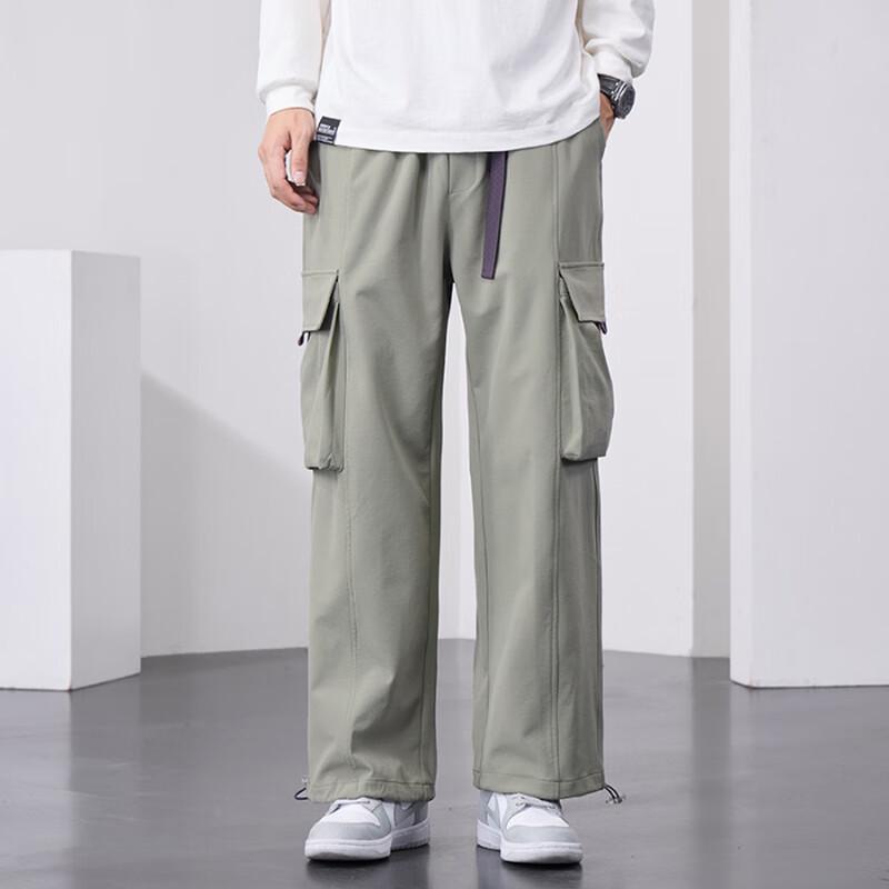 Men's Loose Fit Straight Leg Cargo Pants