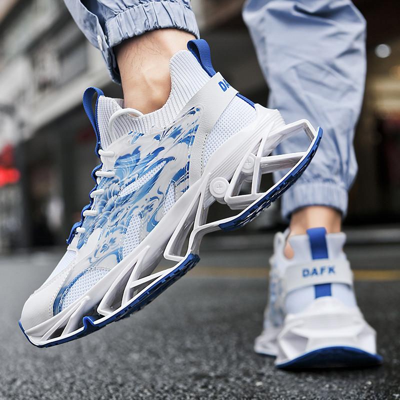 Sneakers Blade Shoes Men's Shoes Flying Weaving Painted Drop Plastic Casual Versatile Fashion Hipster Advanced Trend Shoes