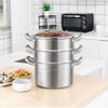 KBH 304 Stainless Steel 3-Tier Steamer Pot