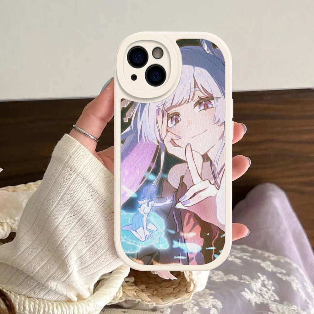 Classic Cosmic Princess Kaguya GL Anime Leather Phone Case For IPhone 15 14 13 Pro Max 12 11 16 Plus Phone Cover