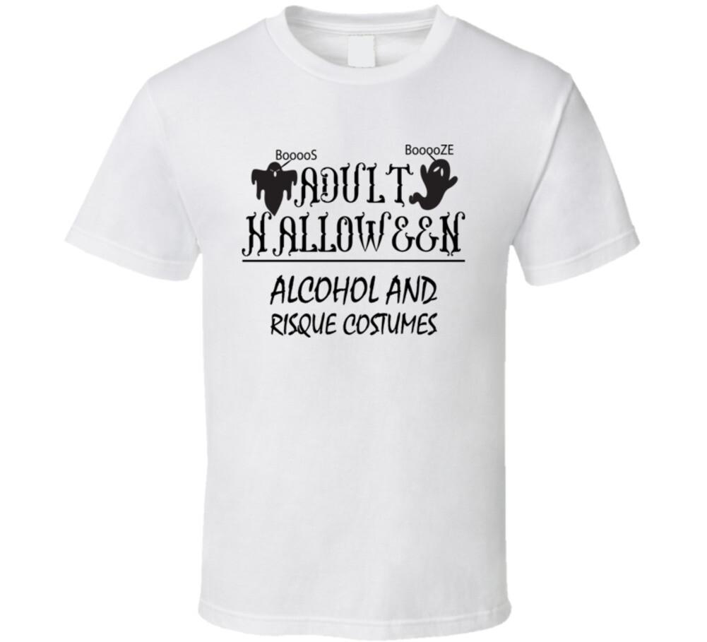 Adult Funny Halloween Tee Cool Fall T-shirt Holiday Novelty Unisex T Shirt XL