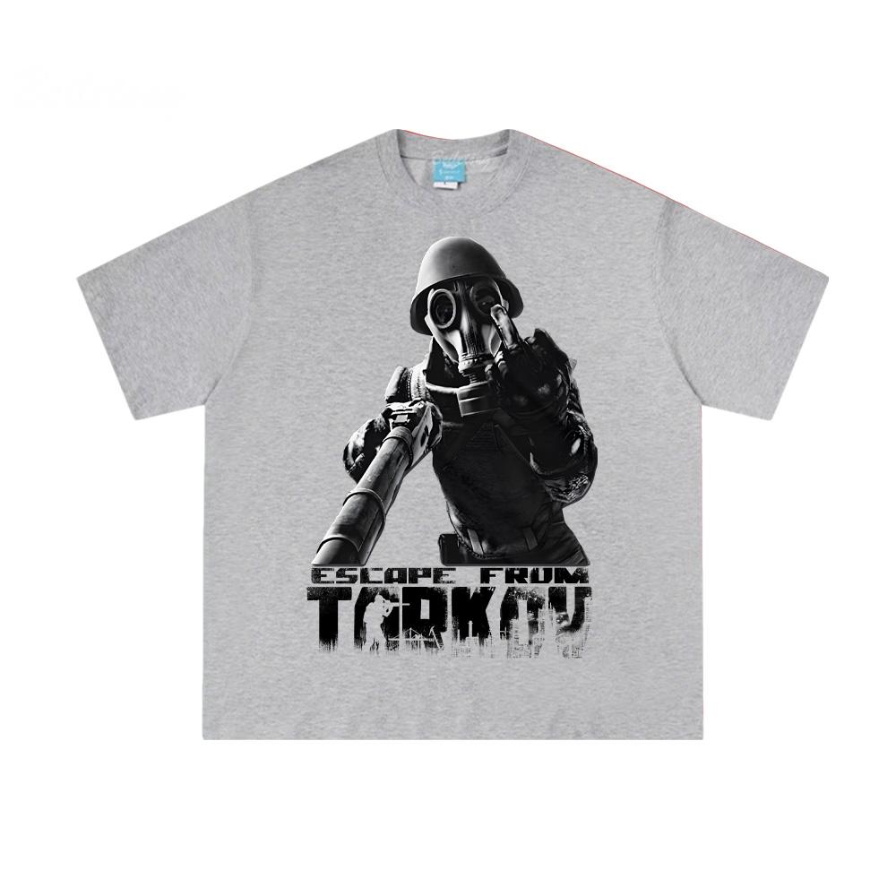 Escape From Tarkov GAME Tee Shooting Game Print T Shirt Comfortable 100% Cotton Clothing O-neck Comfortable Tops