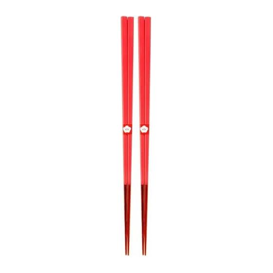 Prime Nakamura Kawai Chopsticks Made in Japan, Traditional Japanese Color Fukahi (Deep Crimson), 23cm