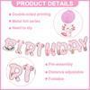 Axolotl Birthday Party Decorations Pink Axolotl Theme Happy Birthday Banners Hanging Swirl Decorations Kit Party Supplies For Bo