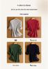 Women's Slimming High-Neck Cashmere Sweater - Half-Sleeve, Five-Gauge Knit, Spring Slim-Fit
