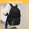 Casual Backpack Unisex With Letter Pattern And Large Capacity For Travel School