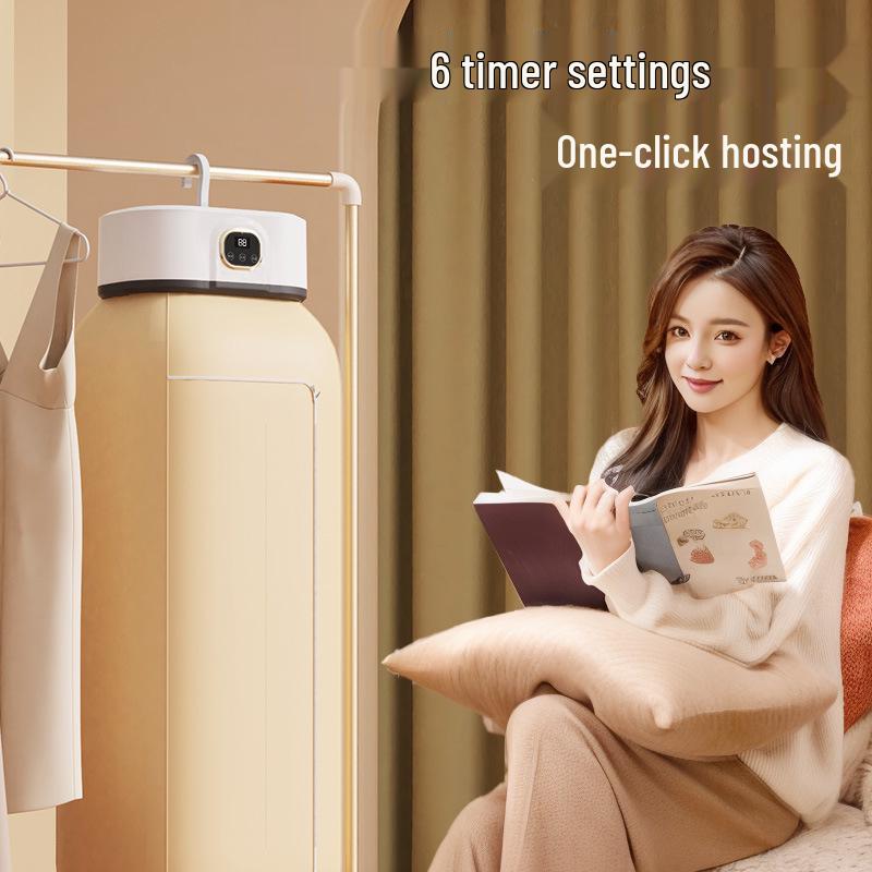 

Compact Household Clothes Dryer with Sterilization and Disinfection for Family and Dorm Use