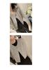 Women's One-Button Loose Knitwear: Short High-Waisted Wool Cardigan with Long Sleeves and Round Neck for Autumn/Winter Fashion.