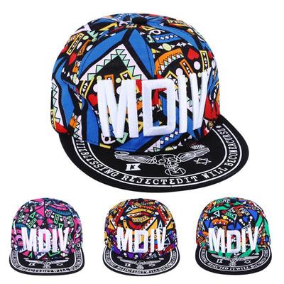 Men Women pu Piercing Baseball Caps Snapback Hat Hip-Hop Adjustable Hat unisex