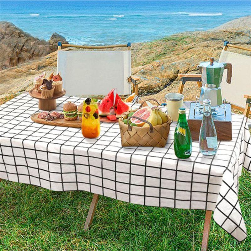 Good-Disposable Tablecloth Rectangular Thickened Camping Tablecloth Waterproof And Oil-Proof Picnic Mat