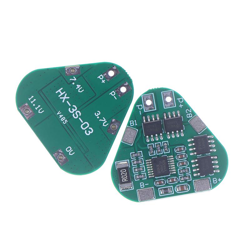 1/3/5Pcs 3S 12V 18650 Lithium Battery Protection Board 11.1V 12.6V Overcharge Over-Discharge Protect 8A 3 Cell Pack Li-Ion