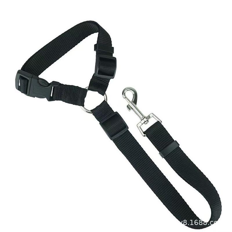 Reflective Safety Elastic Retractable Dog Leash - Shock-Absorbing & Explosion-Proof for Large Dogs 35-47.5*42.5-75 cm чёрный