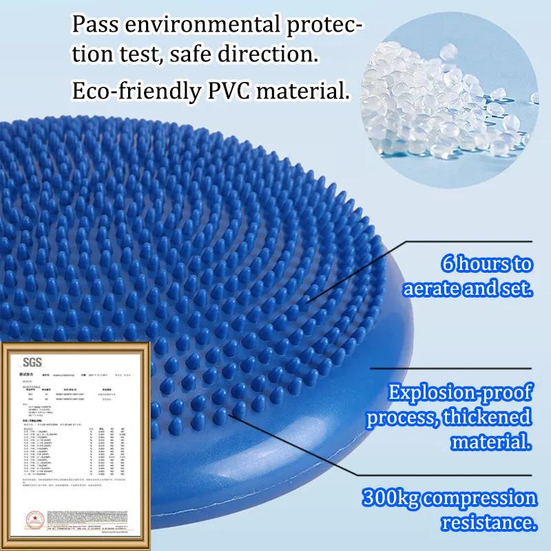 Inflatable Cushion Toy for Kids Montessori Balance Pad Sensory Integration Training Tactile Mat for Sports Exercise Fun Games