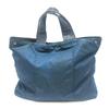 PRADA VA0677 Triangle logo Tote bag Nylon blue/SilverHardware