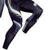 Men Tight Fitness Suit Quick Drying 2 Piece Breathable Workout Suit with Gel Pad for Exercise