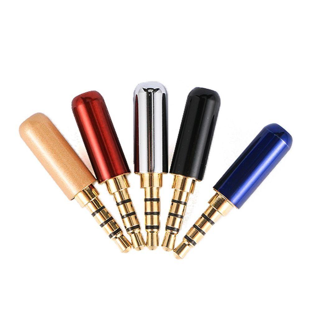 

Stereo 4Poles 3.5mm Male Soldering Plug Audio Connectors Earphone Repairing Speaker DIY 3.5mm Jack 5pcs