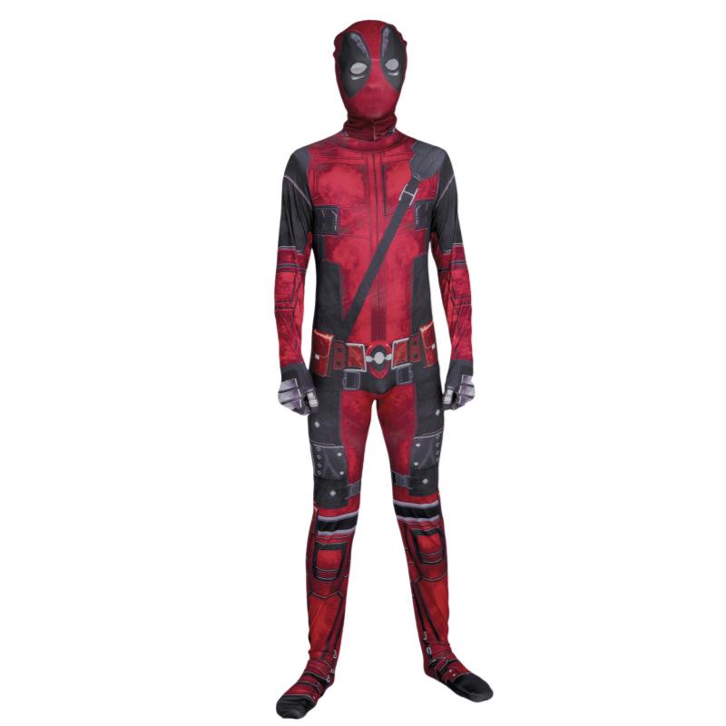 Deadpool Einteiler Bodysuit Kostüm für Kinder & Erwachsene - Halloween Cosplay Outfit