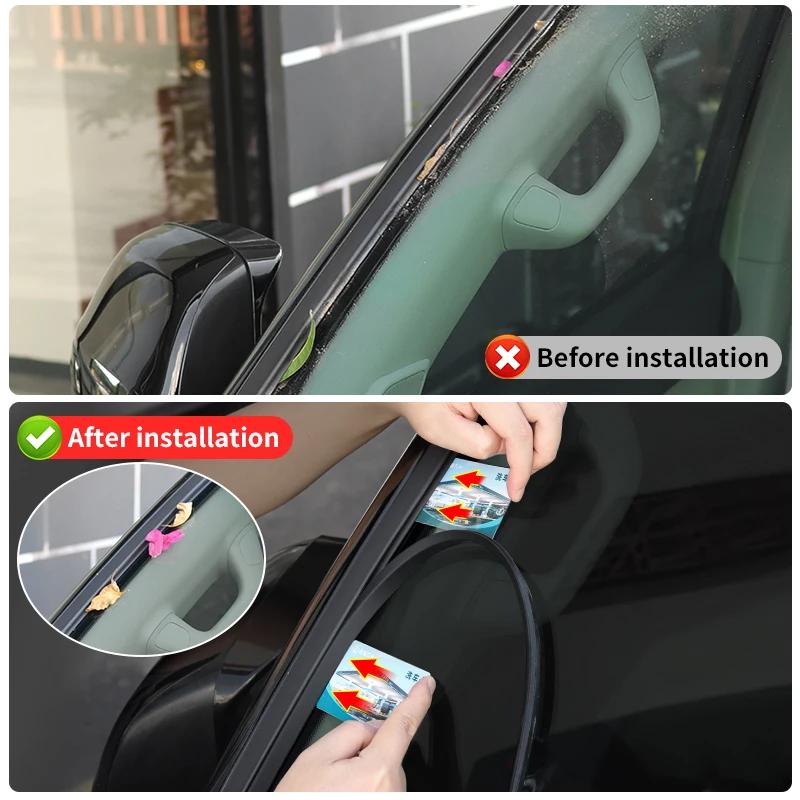 For Toyota 2010-2023 Land Cruiser Prado 150 LC150 Lexus 460 Windshield Glass Rubber Seal Strip wind noise reduction Accessories