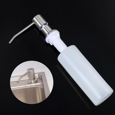 Stainless Steel Sink Soap Dispenser Lotion Storage Bottle Kitchen Supplies Bathroom Accessories