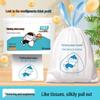 JiaXinjie White Print Drawstring Trash Bags