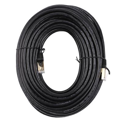 Câble réseau CAT8 40 Gbit/s 2000 MHz Câble Ethernet avec blindage multicouche 26 AWG Noyau en cuivre pur