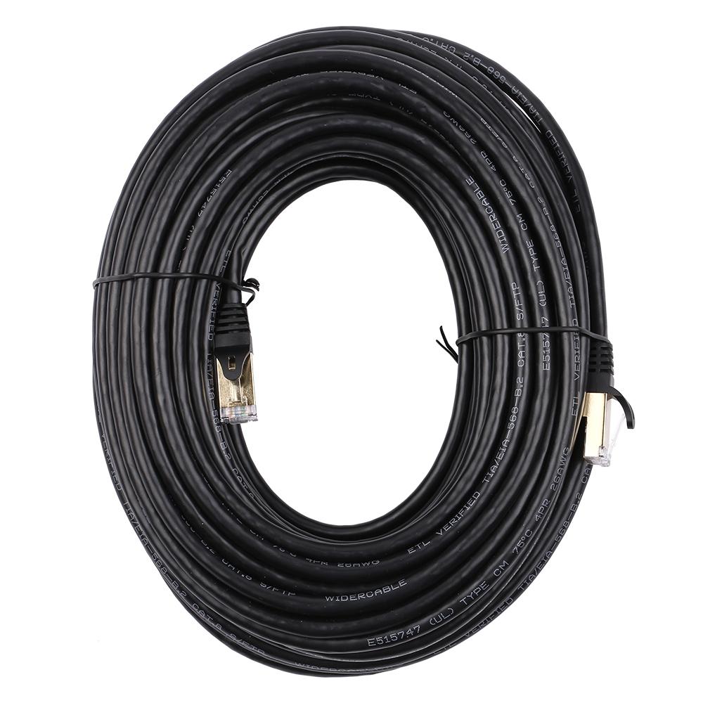 CAT8 síťový kabel 40Gbps 2000MHz Ethernetový kabel s vícevrstvým stíněním 26AWG čisté měděné jádro