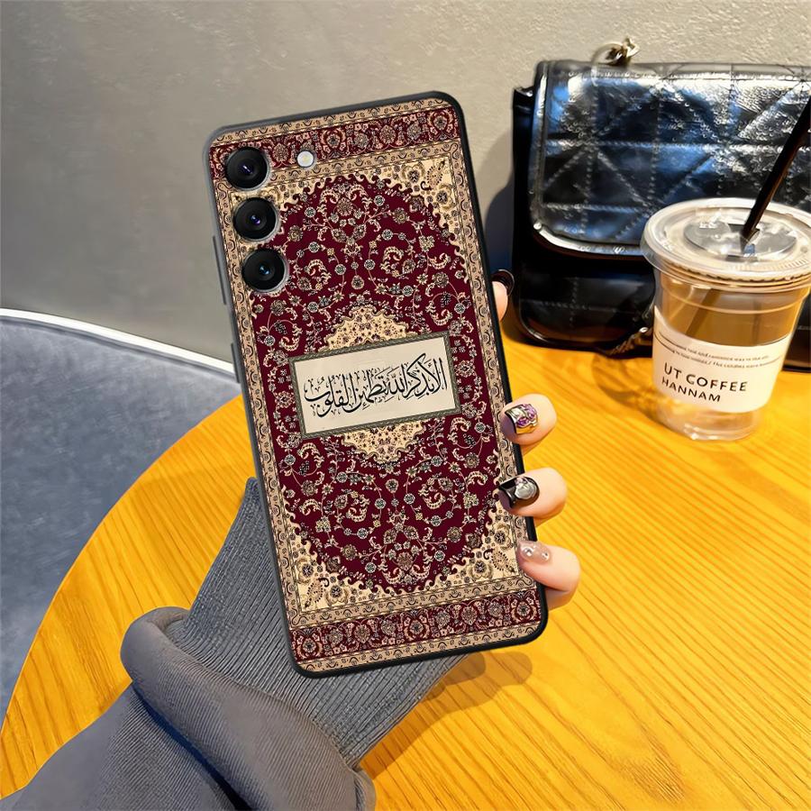 

Funda Phone Cover Case for Samsung Galaxy A04 A05 A06 A16 A40 A12 A70 A15 A13 A20 A17 A50 Persian Carpet Floral Pattern Galaxy A70