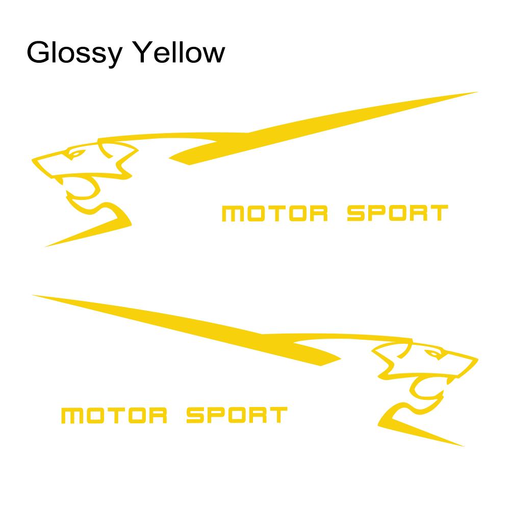Autocollants de Voiture Pour Peugeot 208 2008 3008 306 307 308 5008 206 207 RCZ MOTOR SPORT Garde-boue Tuning Accessoires Auto Autocollants en Film Vinyle