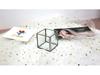 Square Transparent Glass Jewelry Box - Ring, Ear Stud, Earring, and Necklace Organizer