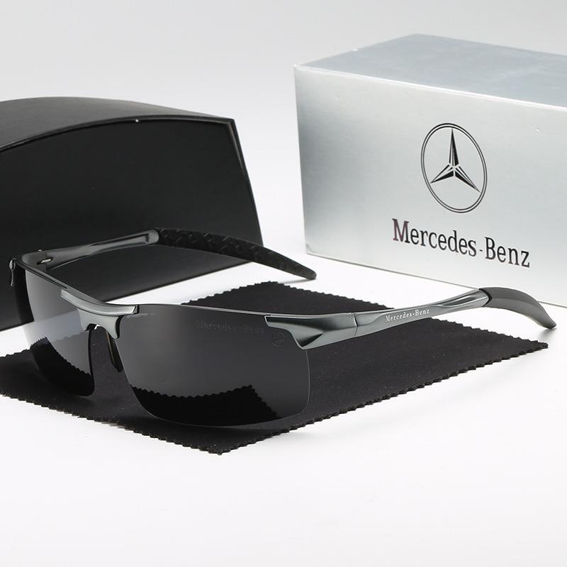 

Car Sticker For Mercedes Benz A B C E R-Class A45 C43 GLA GLC CLA SL Car Luxury Men Driving Polarized Sunglasses Anti Glare Driv