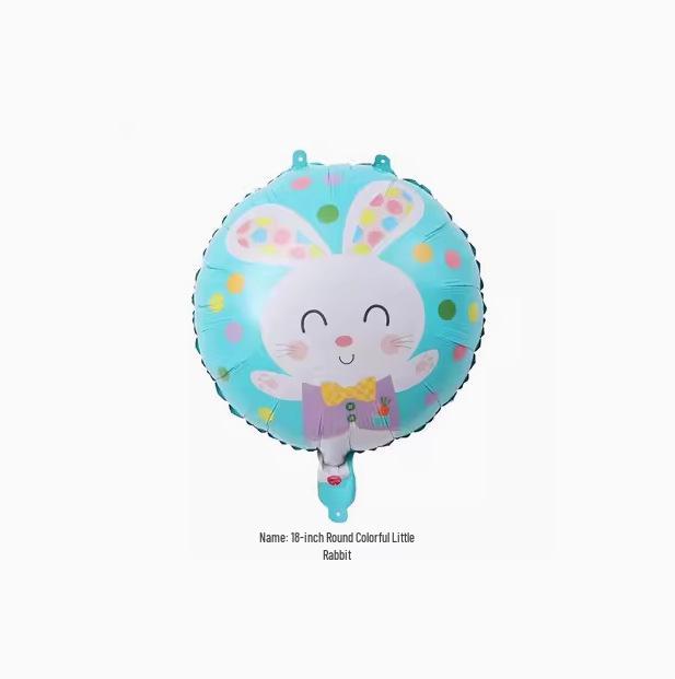 Oster-Folienballons - Eier, Hase, Küken, Kaninchen Cartoon-Formen für Partydekorationen