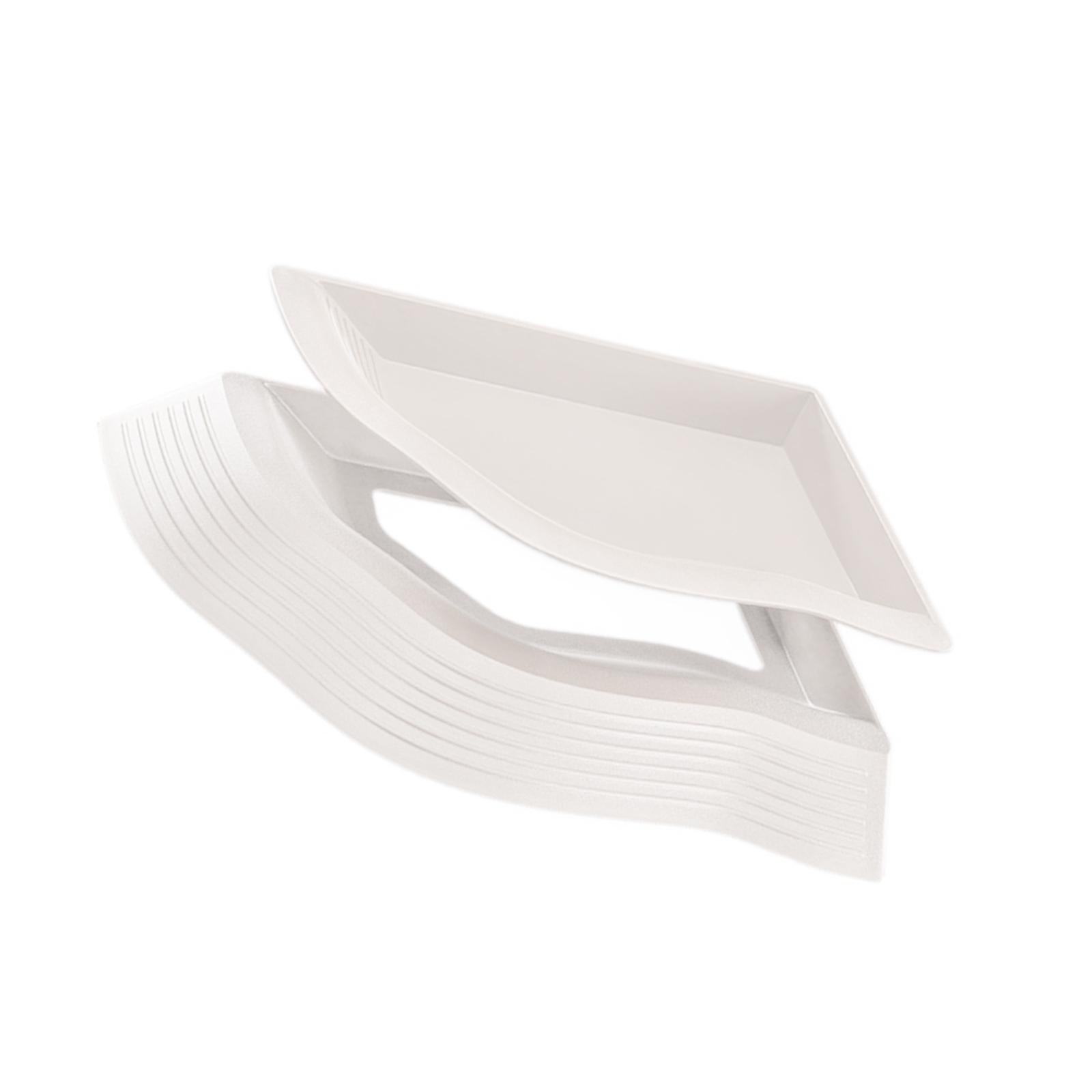 

Черепахові миски з пандусами Миска для води та їжі для рептилій Басейн для купання Прикраса для акваріумів для ящірок геконів змій черепах білий