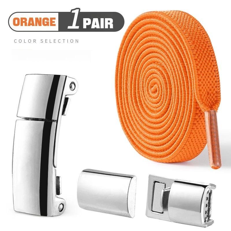 Magnetic Lock Shoelaces Without Ties Flat Elastic Shoe Laces Sneakers Boots No Tie Shoelace Rubber Bands for Shoes Accessories