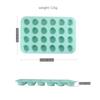 Nordic Green 24-Cavity Silicone Cake & Muffin Mold