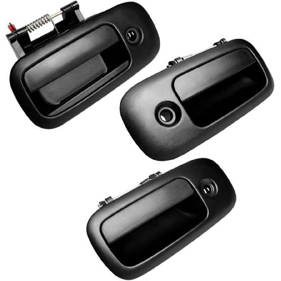

3pcs Exterior Door Handle Compatible with Chevrolet Express GMC Savana 1500 2500 1996 1997 1998 1999 2000 2001 2002 2003 2004 2005 2006-2009