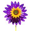 Yousheng Sunflower Pinwheel 3-Tier Sunflower Garden Wind Spinner Ground Insert Yard Decor Windmill for Patio Lawn Decoration