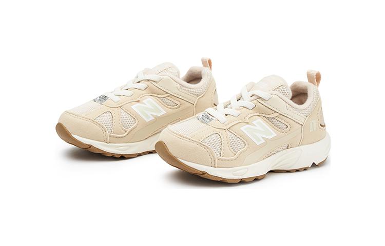 New Balance NB 878 Amortiguación, Resistentes al Desgaste Zapatos Bajos para Niños Pequeños Beige Blanco Marrón Bebé y Niño Pequeño IV878EC1