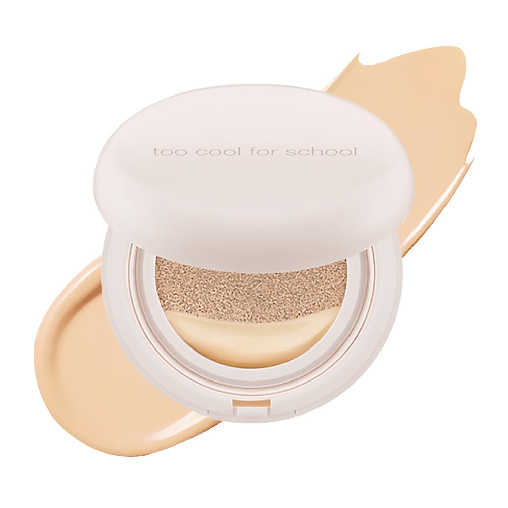 

cool for Fixing Nude Fit Cushion Warm Ivory 12g Refill SPF38 Hypoallergenic Vegan Cushion Foundation Compact [too school] #2W + / PA++ /