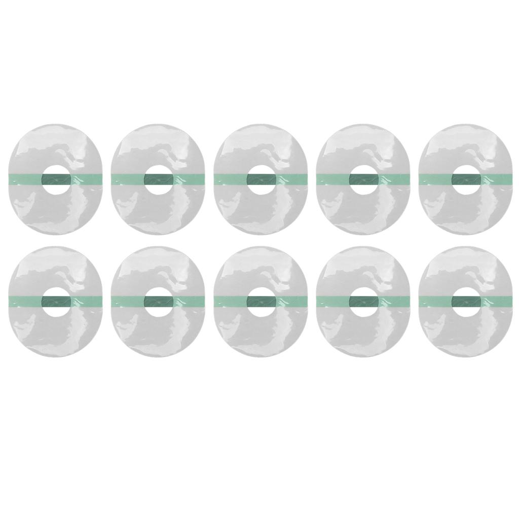 10 szt. Nakładek na sensory Owalny kształt Samoprzylepne Wodoodporne Oddychające Plastry na sensory do kąpieli chodzenia