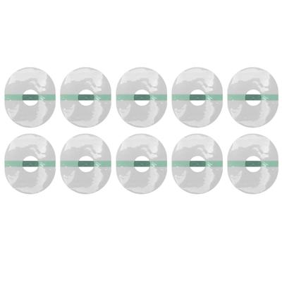 10pcs Sensor Covers Oval Shape Adhesive Waterproof Breatheable Sensor Patches for Shower Walking