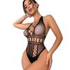 Body Peça Única Sutiã Aberto Sem Entrepernas Roupa Íntima Sex Lingerie de Renda Transparente Body Lenceria Erótica Mulher Fantasias Femininas