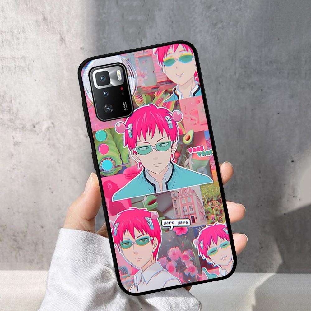 Saiki Kusuo No Psi Nan Phone Case For Redmi Note 4 X 5 A 6 7 8 T 9 9S 10 11 11S 11Epro Poco M3 Pro